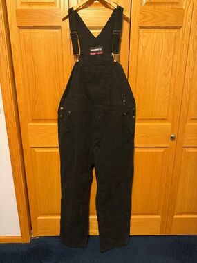 Wolverine men’s black overalls size 3 Extra large zippered ankle New condition